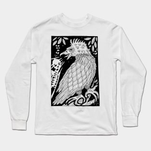 Devil Bird Bestiary Art Long Sleeve T-Shirt